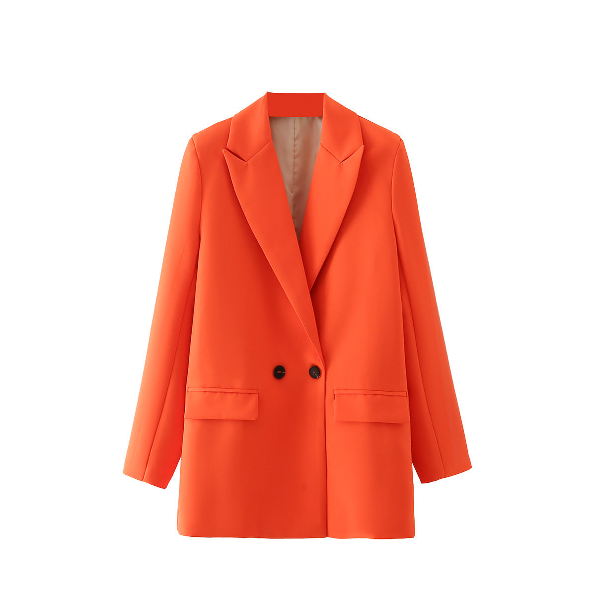 Women's Multicolor Double-Breasted Suit Coat