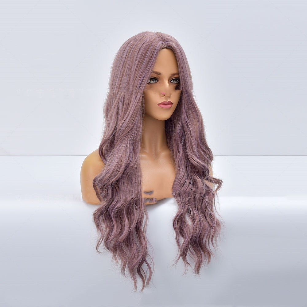 Thin Bright Color Chemical Fiber Wig