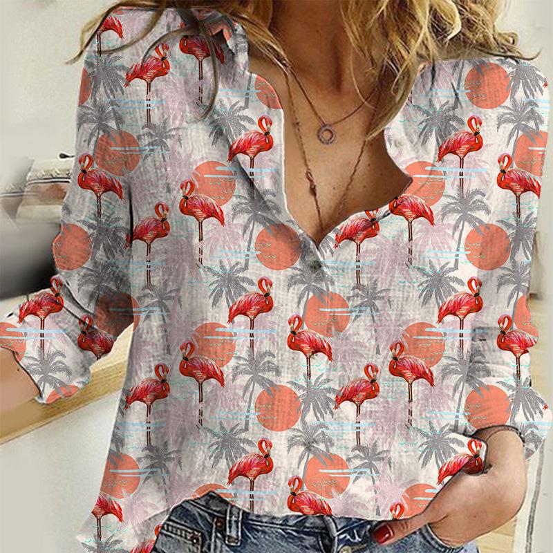 Women's Fashion Casual Shirt with Printing Series