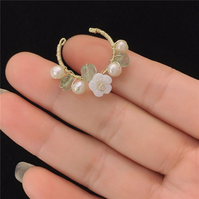 Women's Fashion Shell Flower Ring