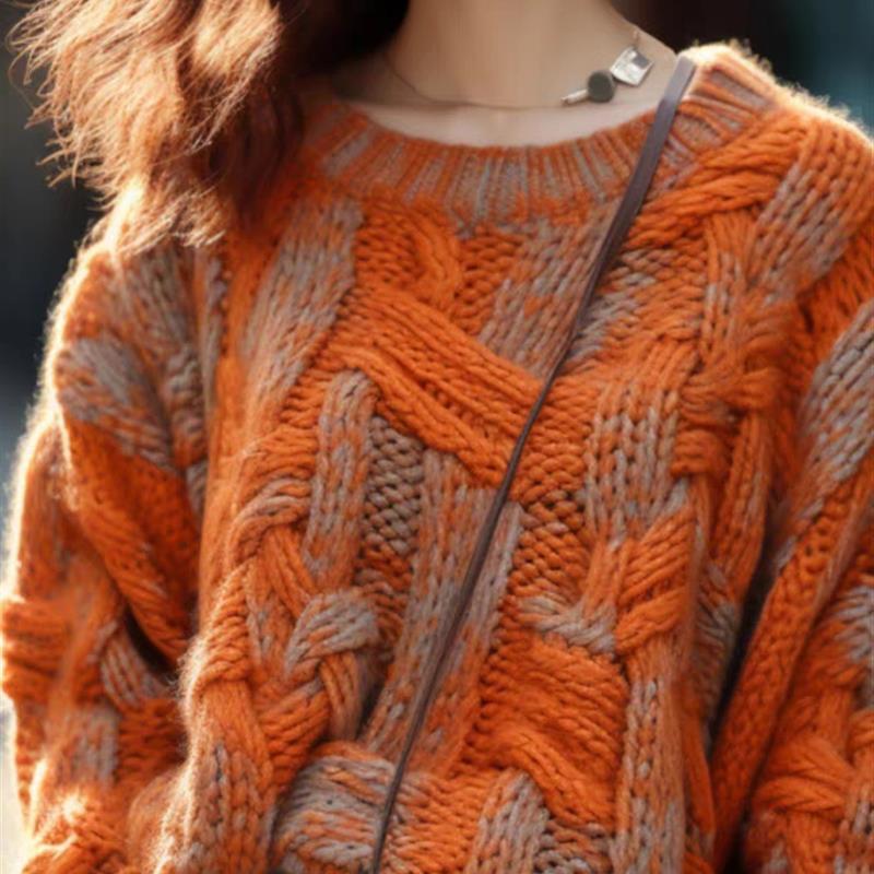 Loose Top Temperament Sweater for a Relaxed Fall and Winter Look