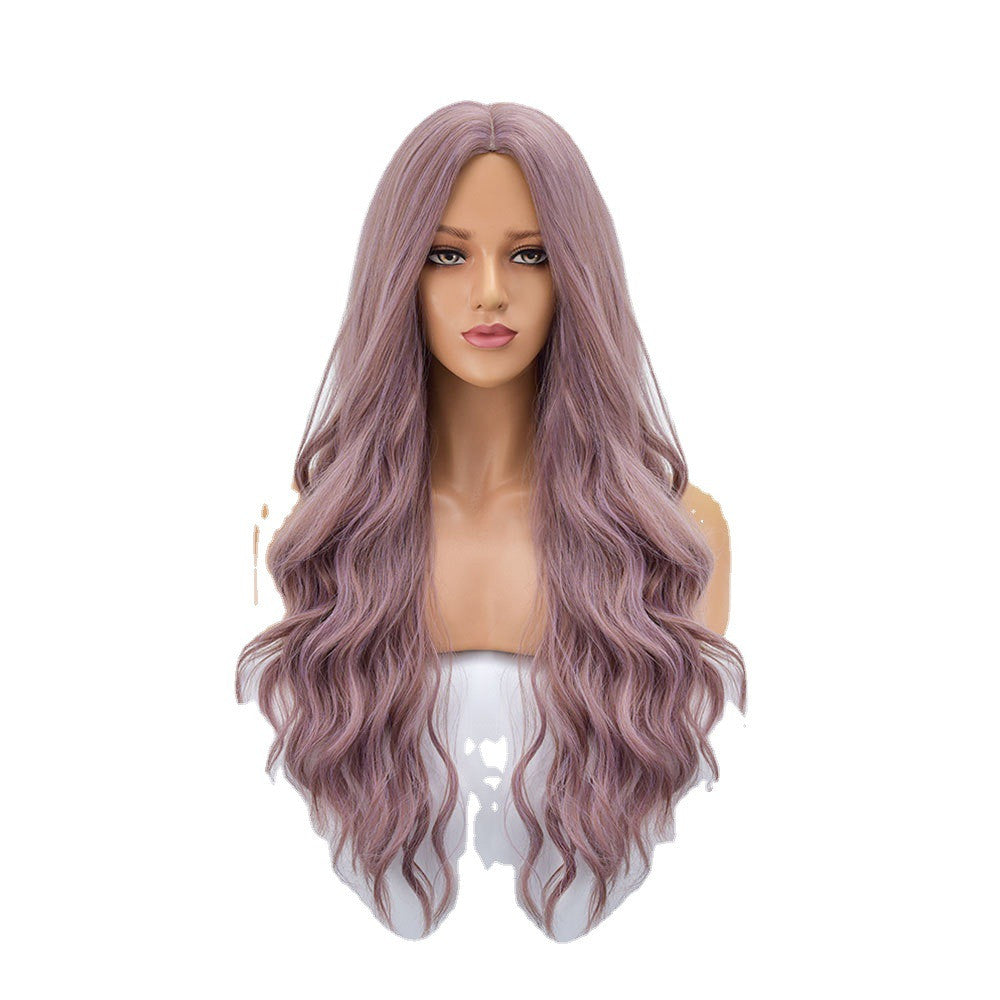 Thin Bright Color Chemical Fiber Wig