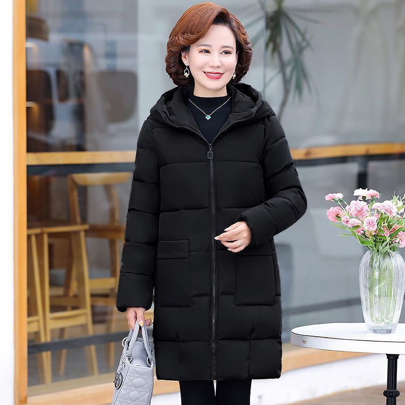 Down Cotton-Padded Coat for Middle-Aged and Elderly Outerwear