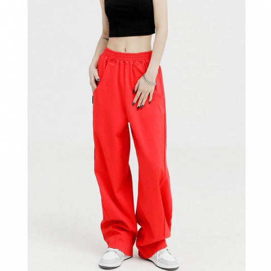 Sports pants, new sanitary pants, banana pants, high-end wide leg pants, women's casual pants trend