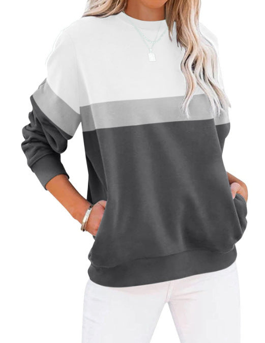 Round Neck Sports Long-sleeved Top: Women's Casual Fashion