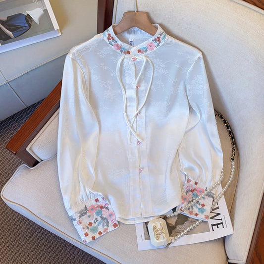 Women's Embroidered Small Coat Top