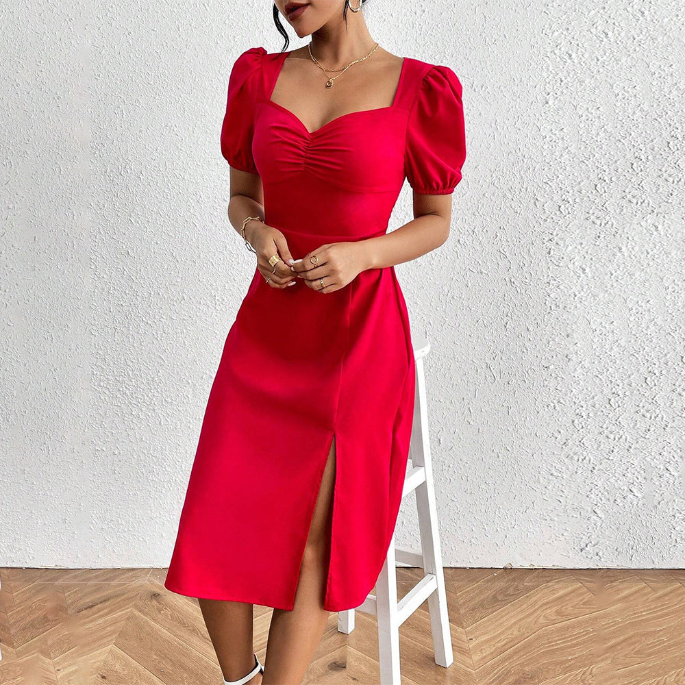 Women's Split Fold Personality Dress