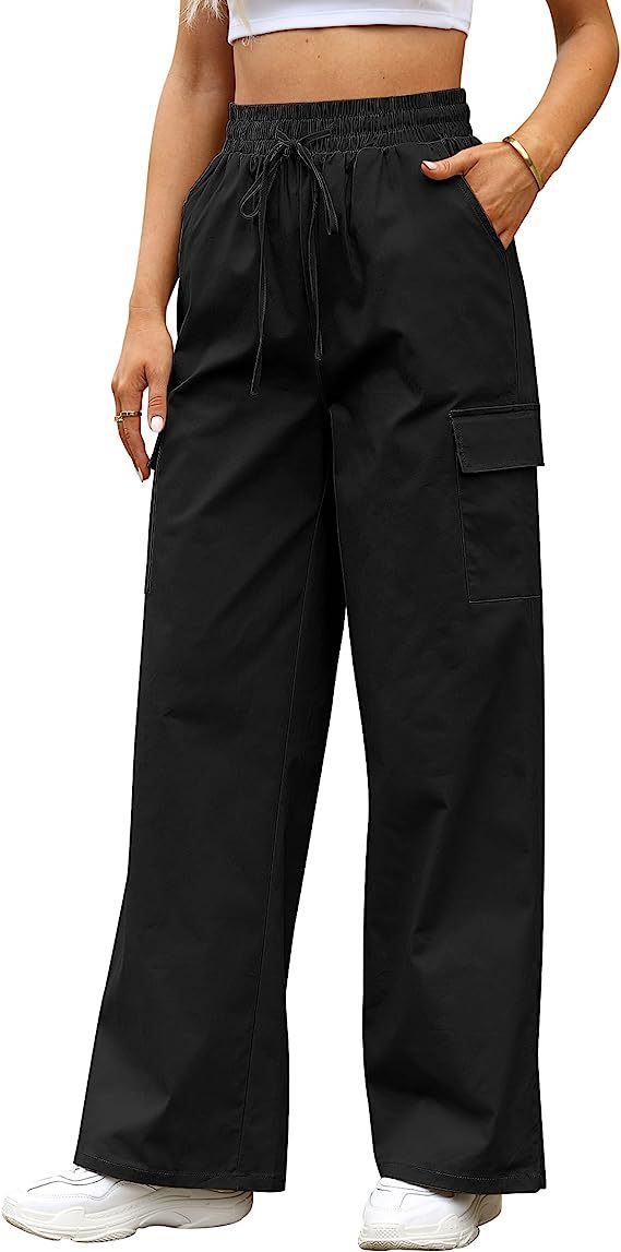 Workwear Casual Pants for Women with Cotton Fabric and Pocket Smocking