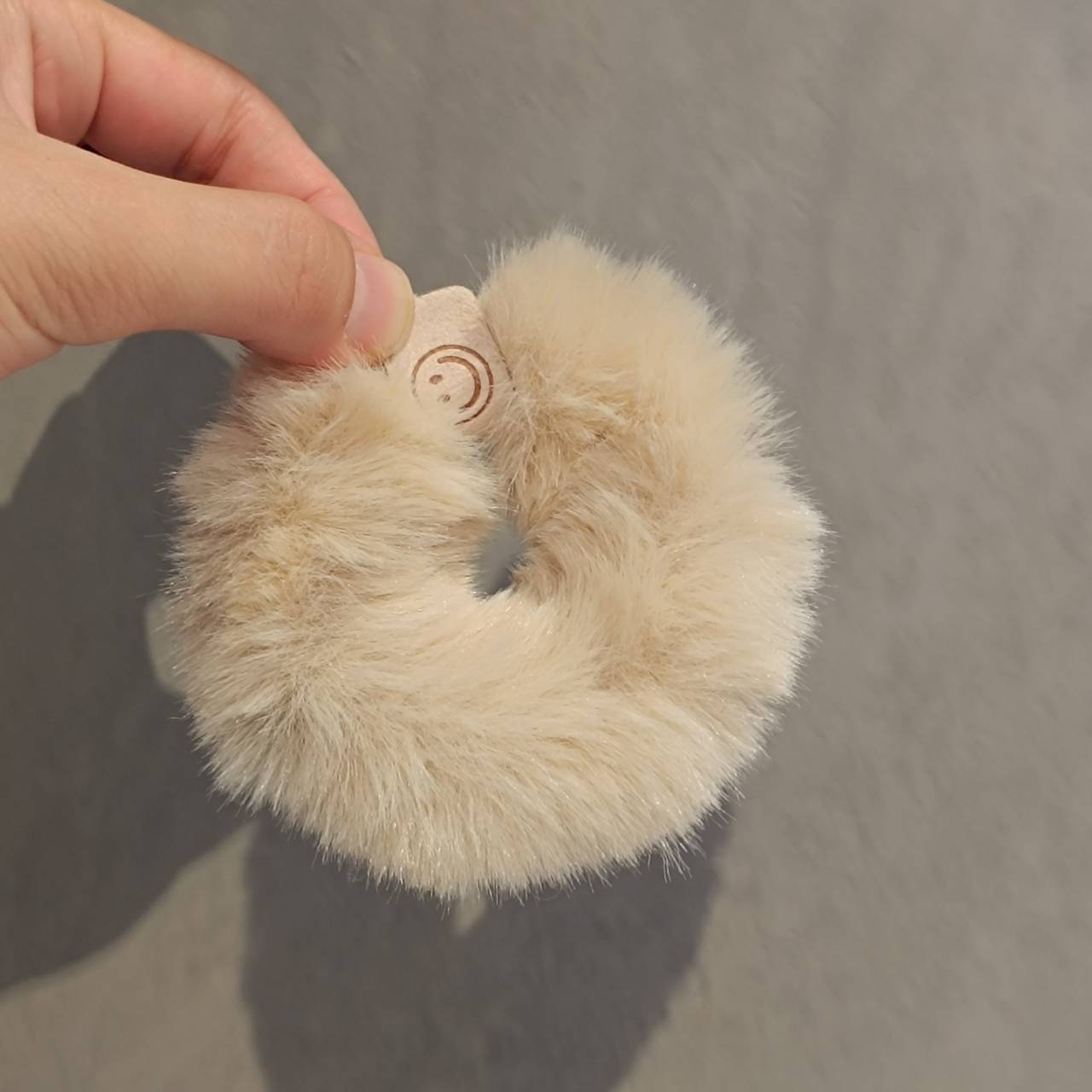 Autumn And Winter Soft Glutinous Plush Hair Ring High Quality Thick Patch Ladies