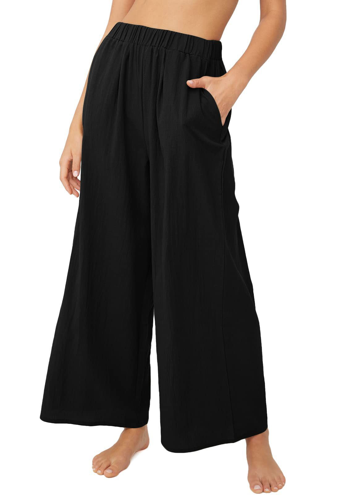 Fashionable High Waist Wide-Leg Trousers for Women