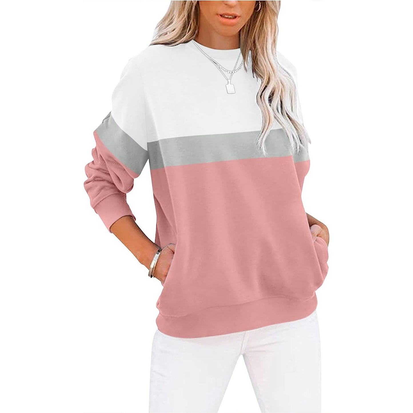 Round Neck Sports Long-sleeved Top: Women's Casual Fashion