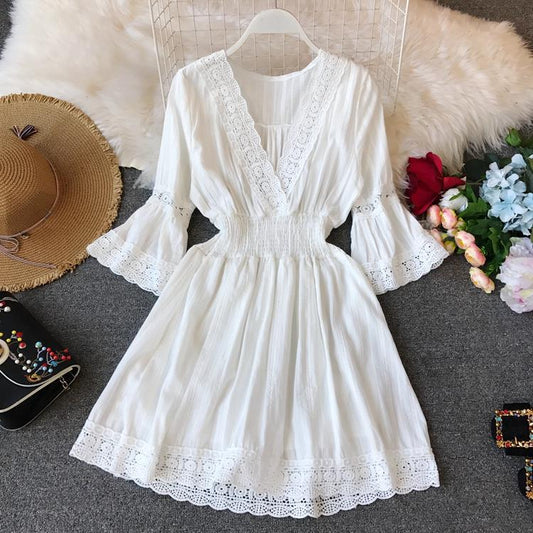 Holiday Beach Dress for Women Korean Style