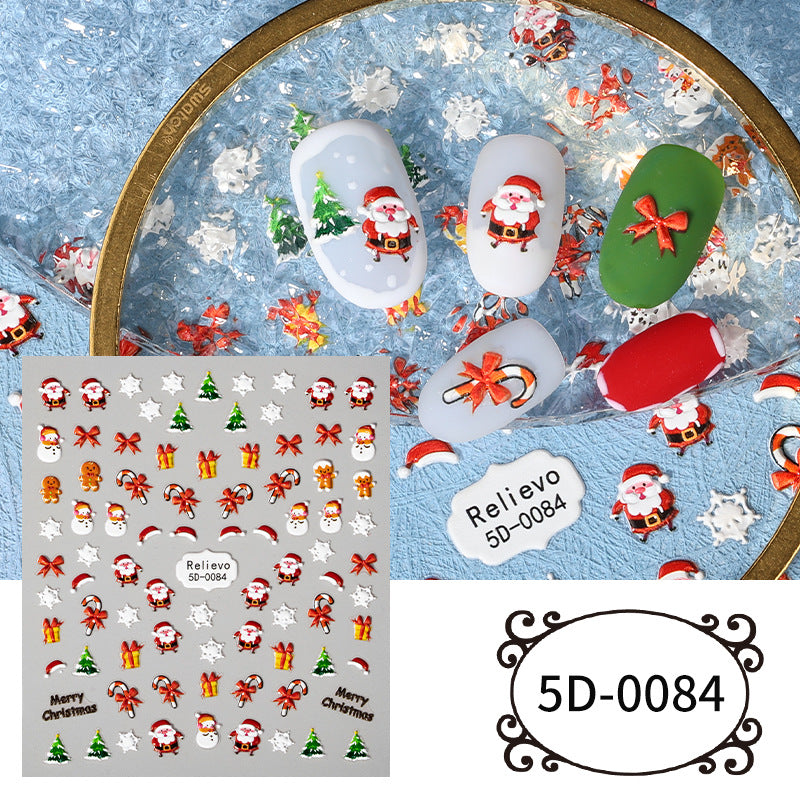 Christmas Nail Stickers Emblema