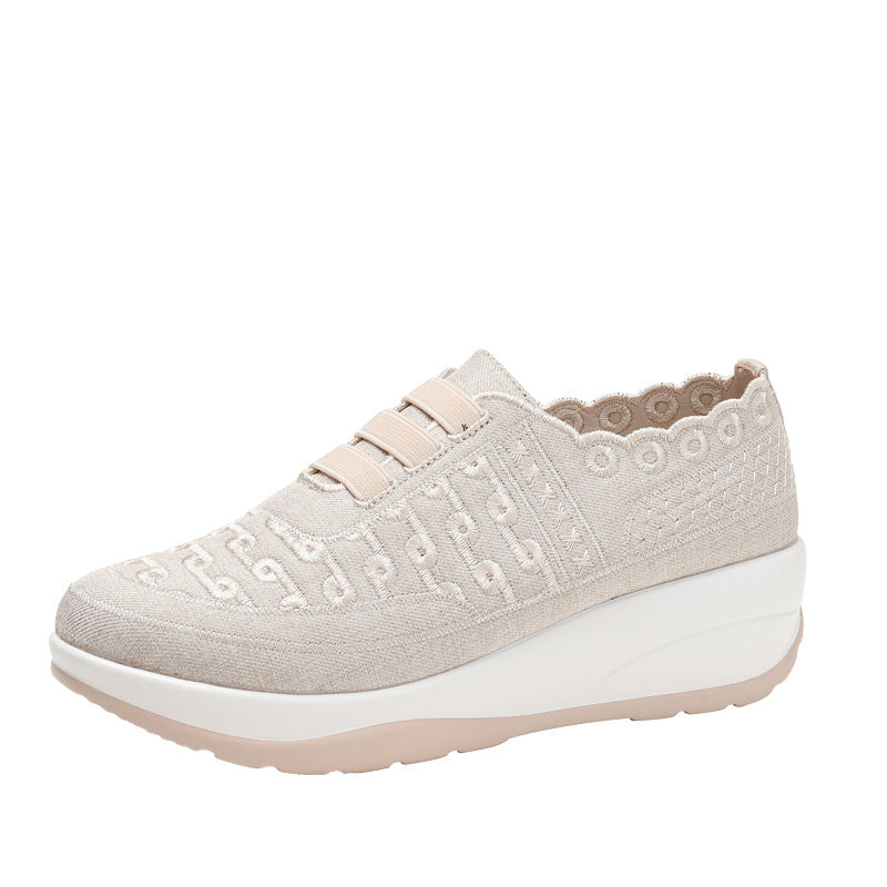 Ultimate Comfort with Fly Woven Mesh Slip-on Women's Shoes