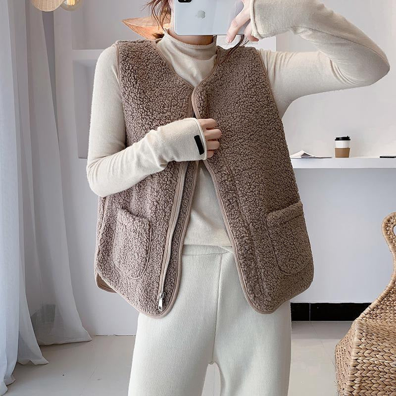 Autumn And Winter Cashmere Vest For Women