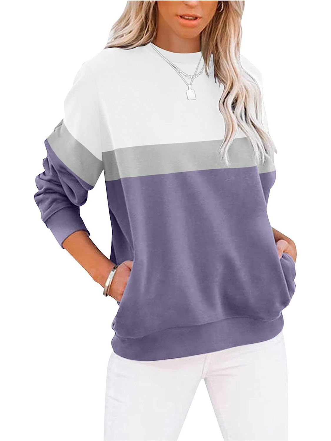 Round Neck Sports Long-sleeved Top: Women's Casual Fashion