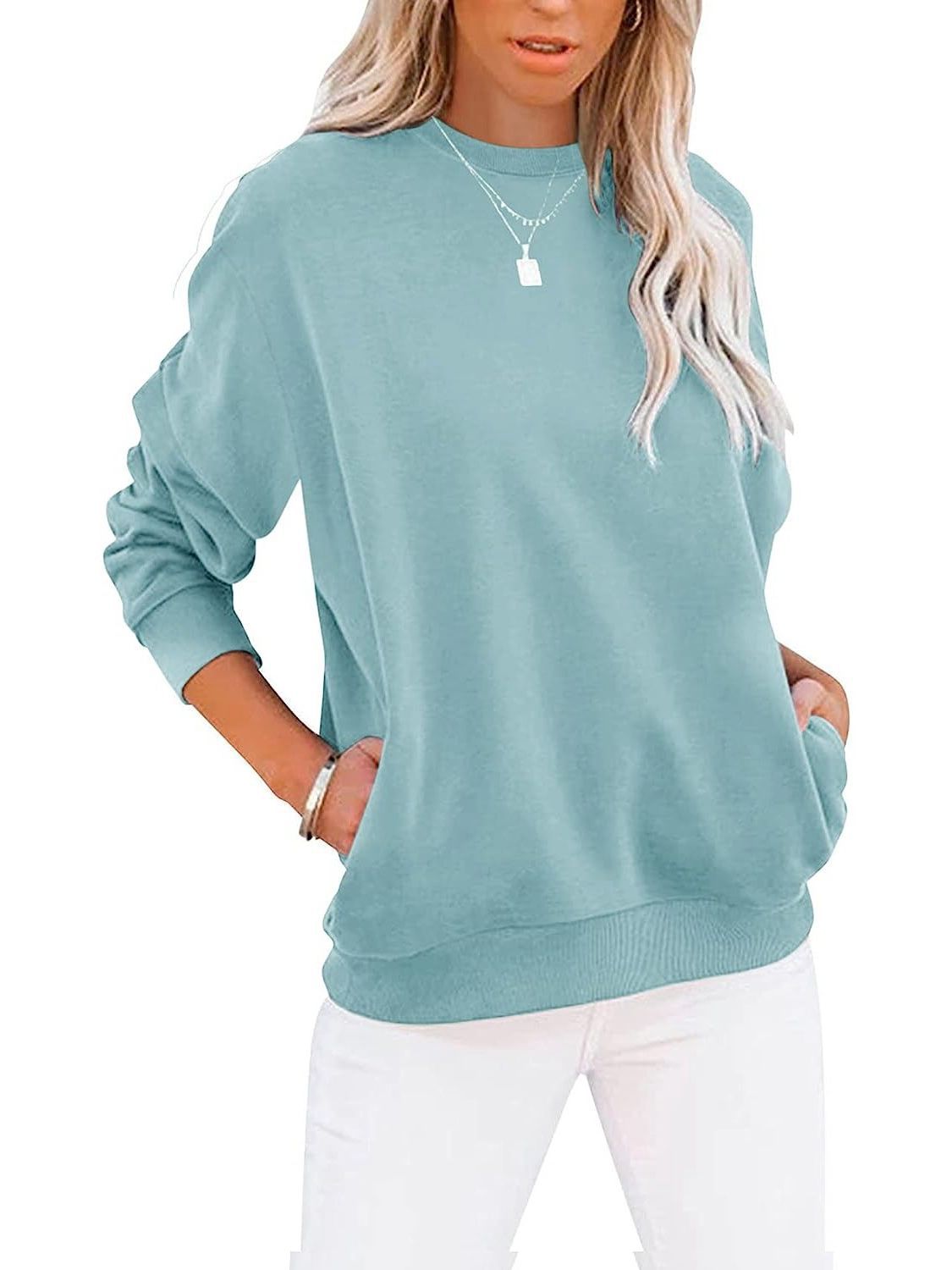 Round Neck Sports Long-sleeved Top: Women's Casual Fashion