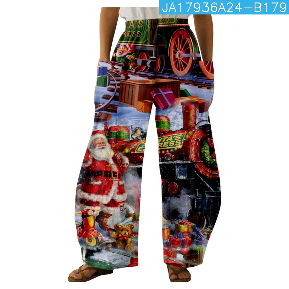 Halloween Casual Double Pocket Trousers