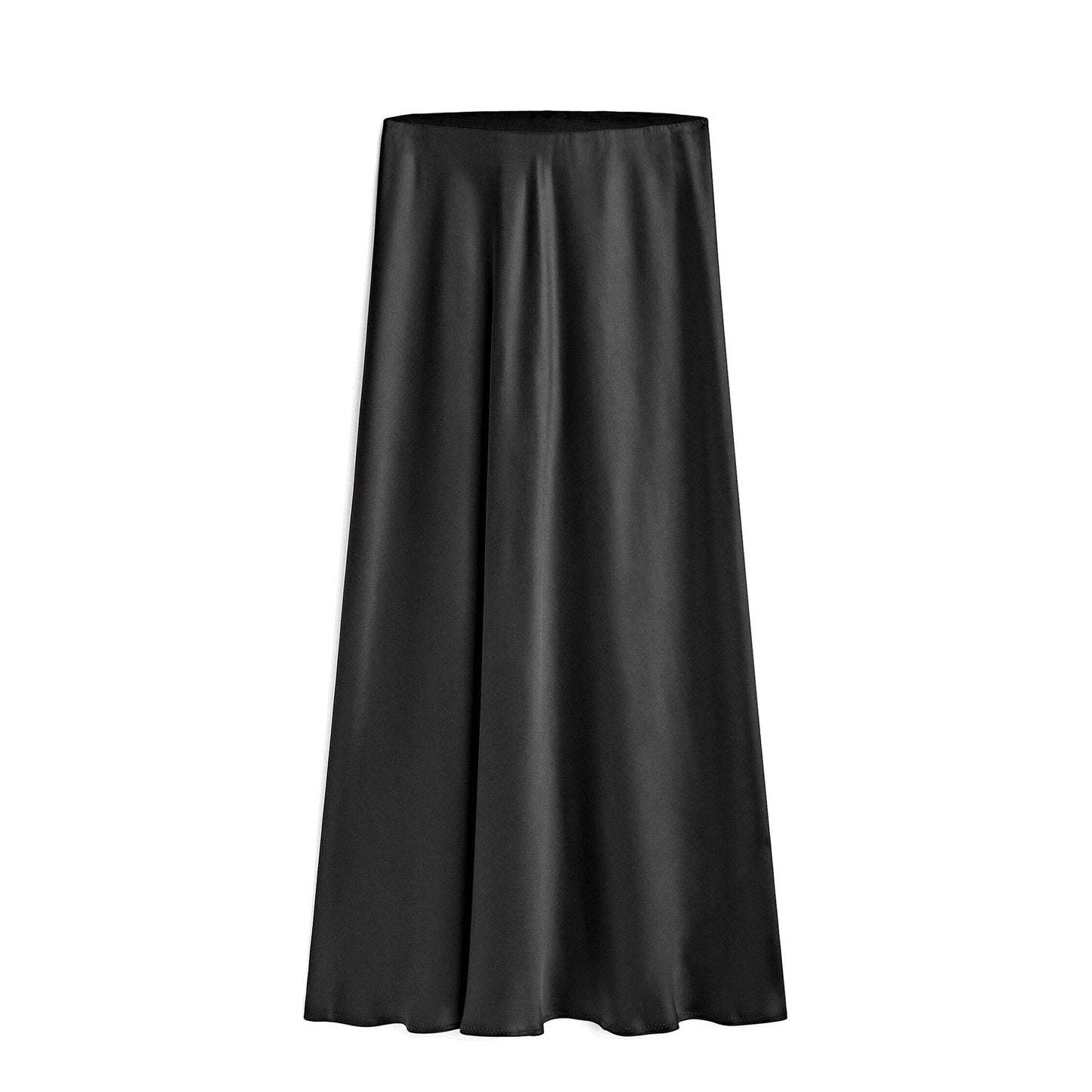 High Waist Elastic Split Skirt for Women