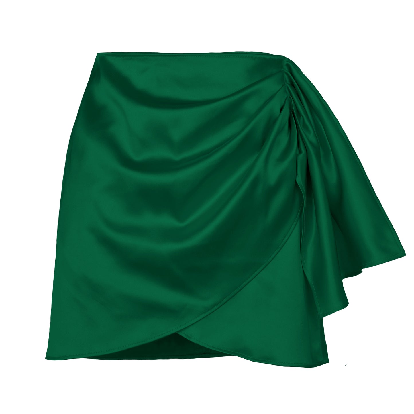 Pleated Irregular Zipper Skirt for Women
