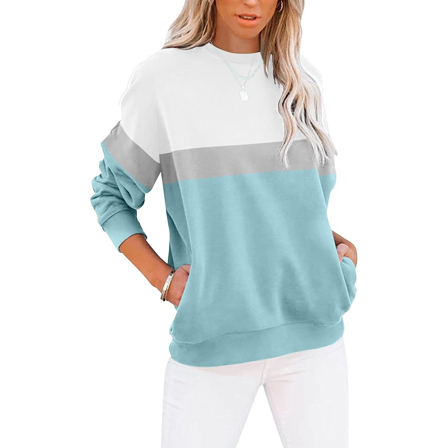 Round Neck Sports Long-sleeved Top: Women's Casual Fashion