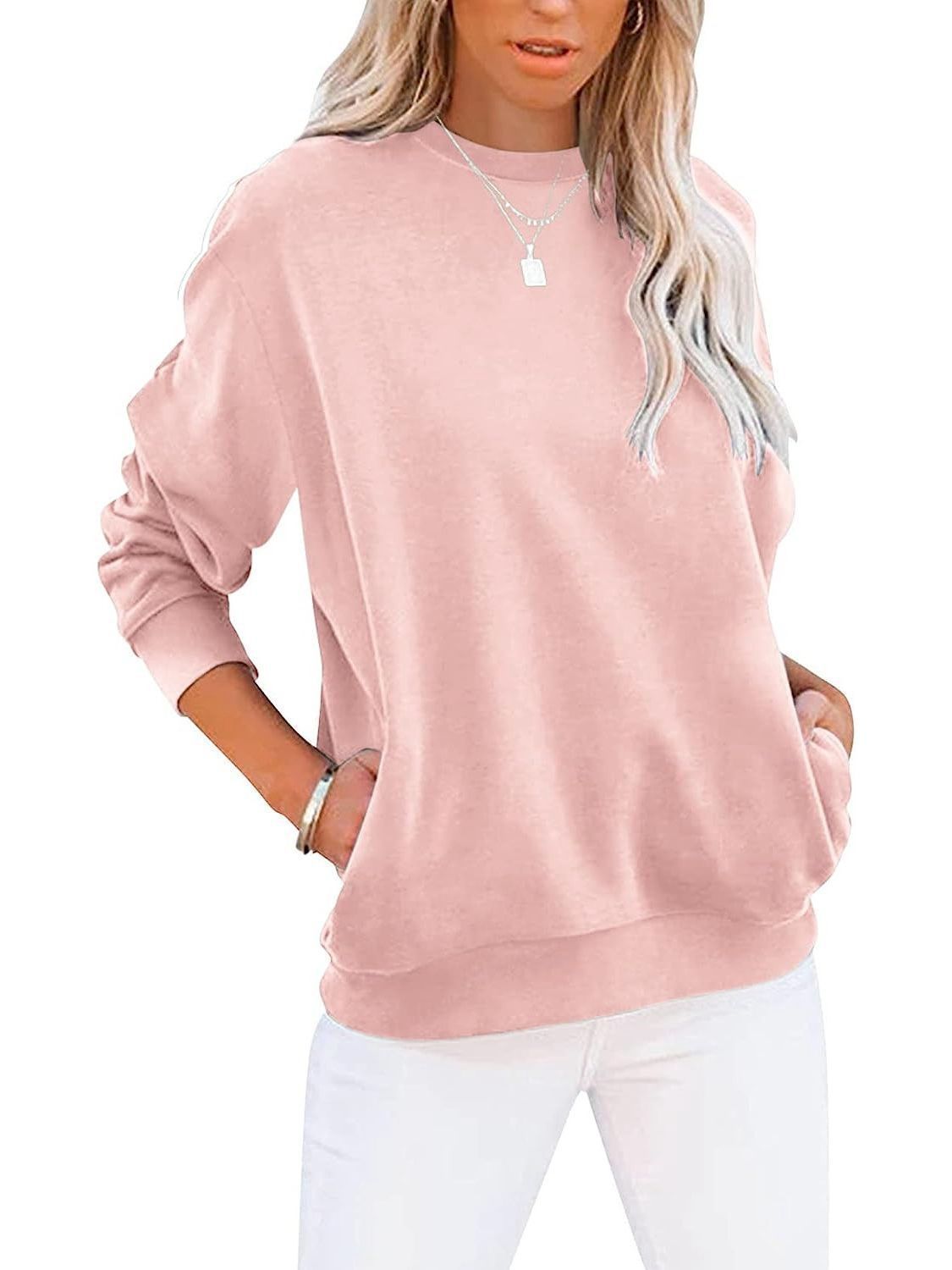 Round Neck Sports Long-sleeved Top: Women's Casual Fashion