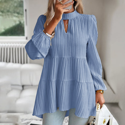 Elegant Long-Sleeved Top for Women