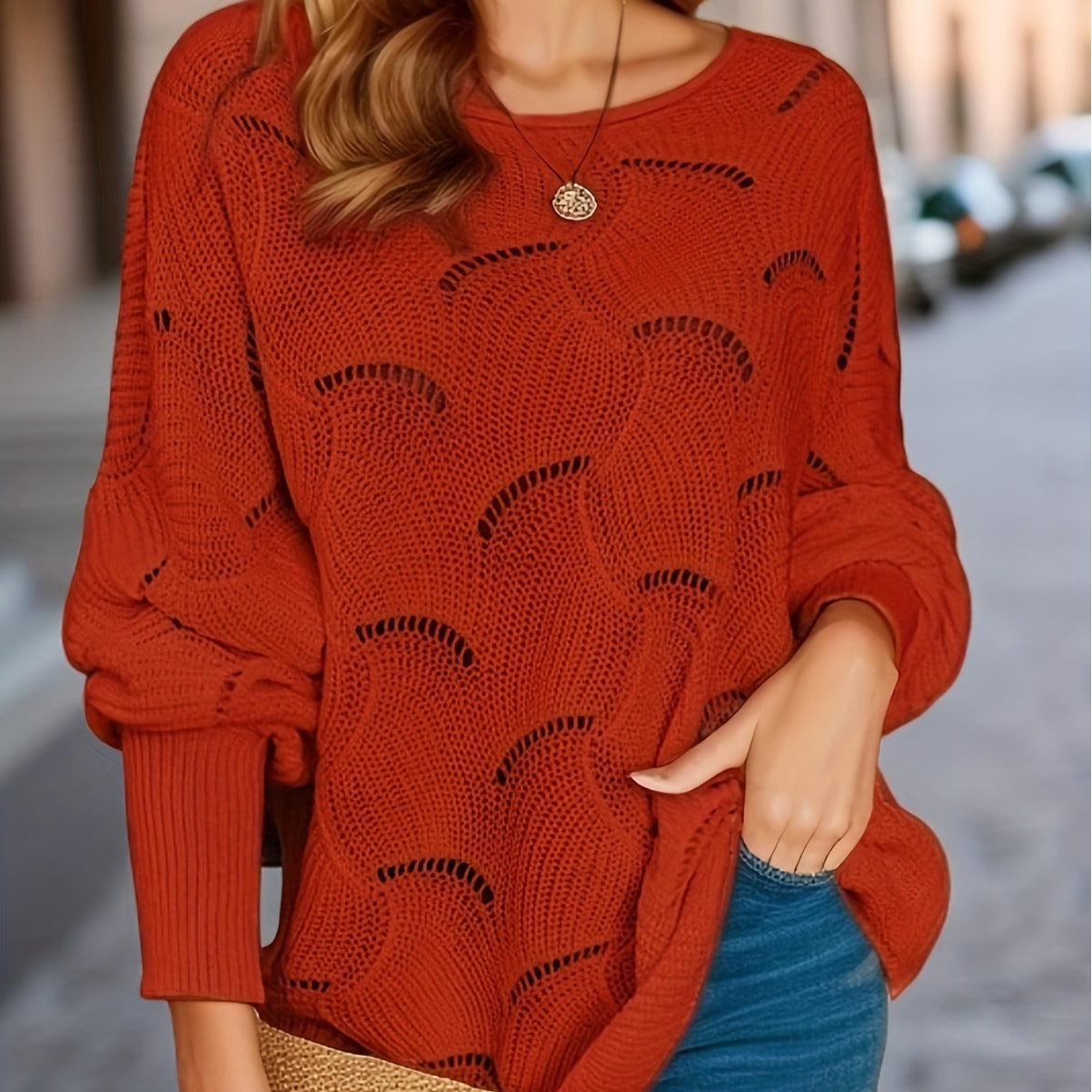 Women's Loose Pullover Sweater