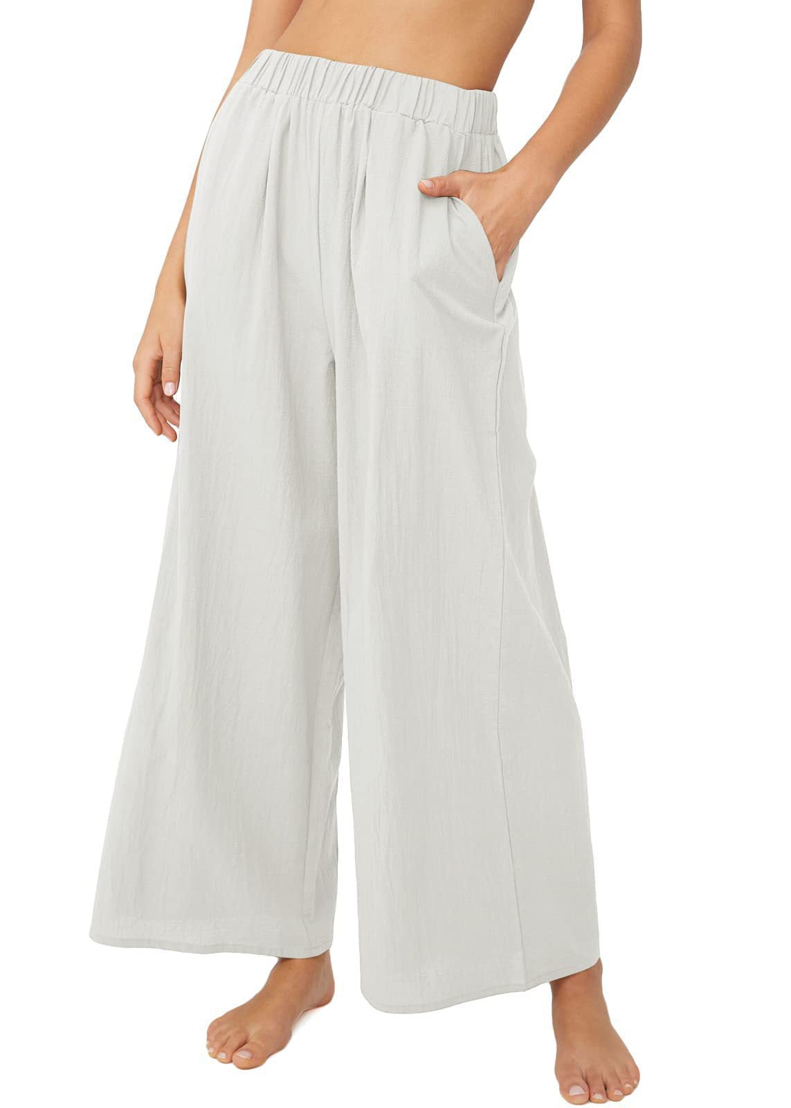 Fashionable High Waist Wide-Leg Trousers for Women