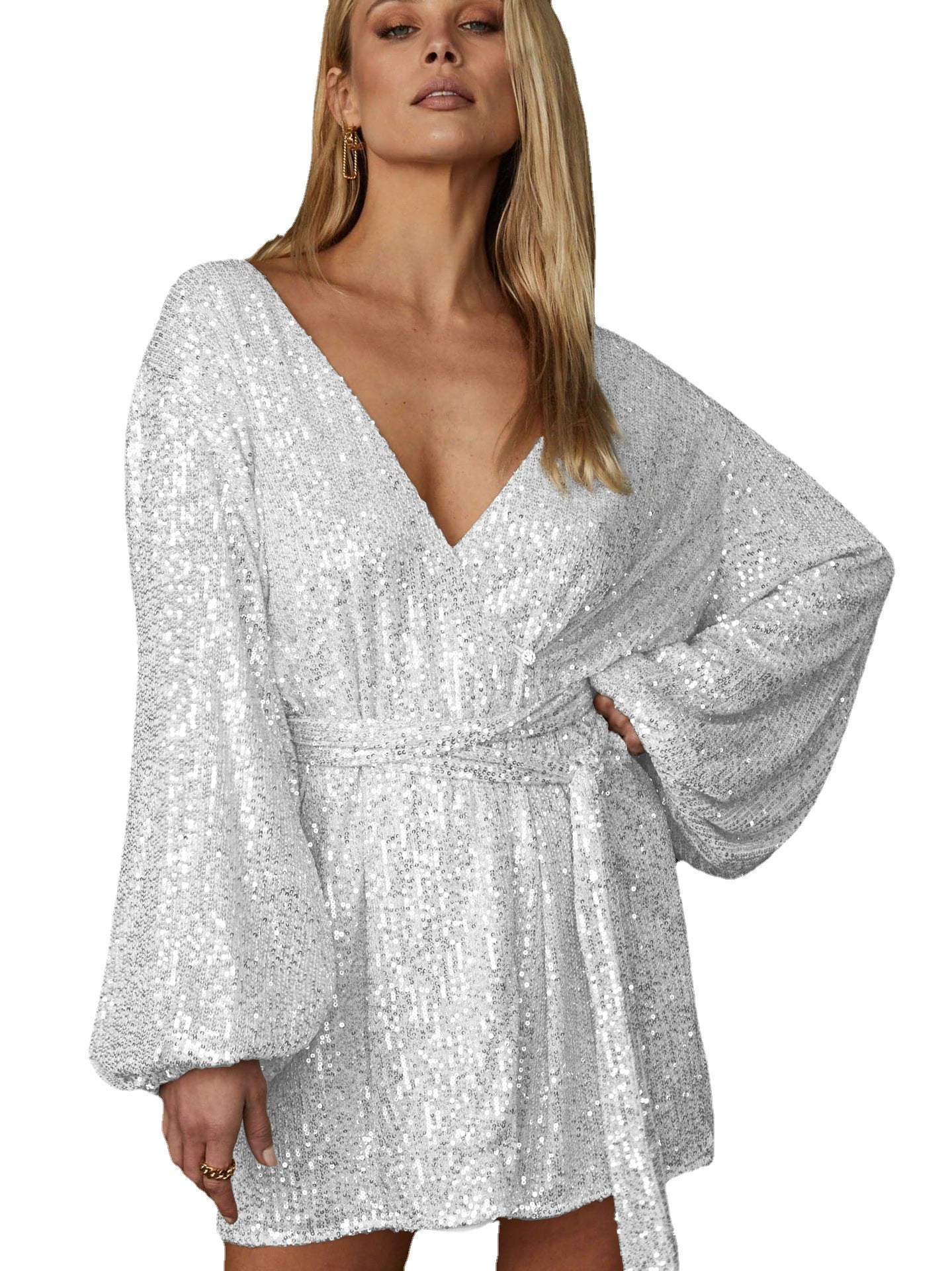 Cardigan Dress Women's Long Sleeve Drape