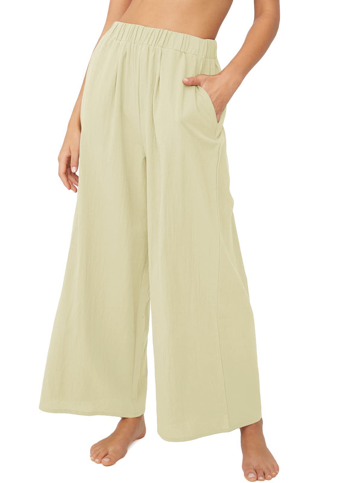 Fashionable High Waist Wide-Leg Trousers for Women