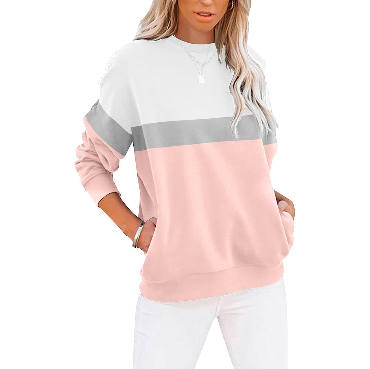 Round Neck Sports Long-sleeved Top: Women's Casual Fashion