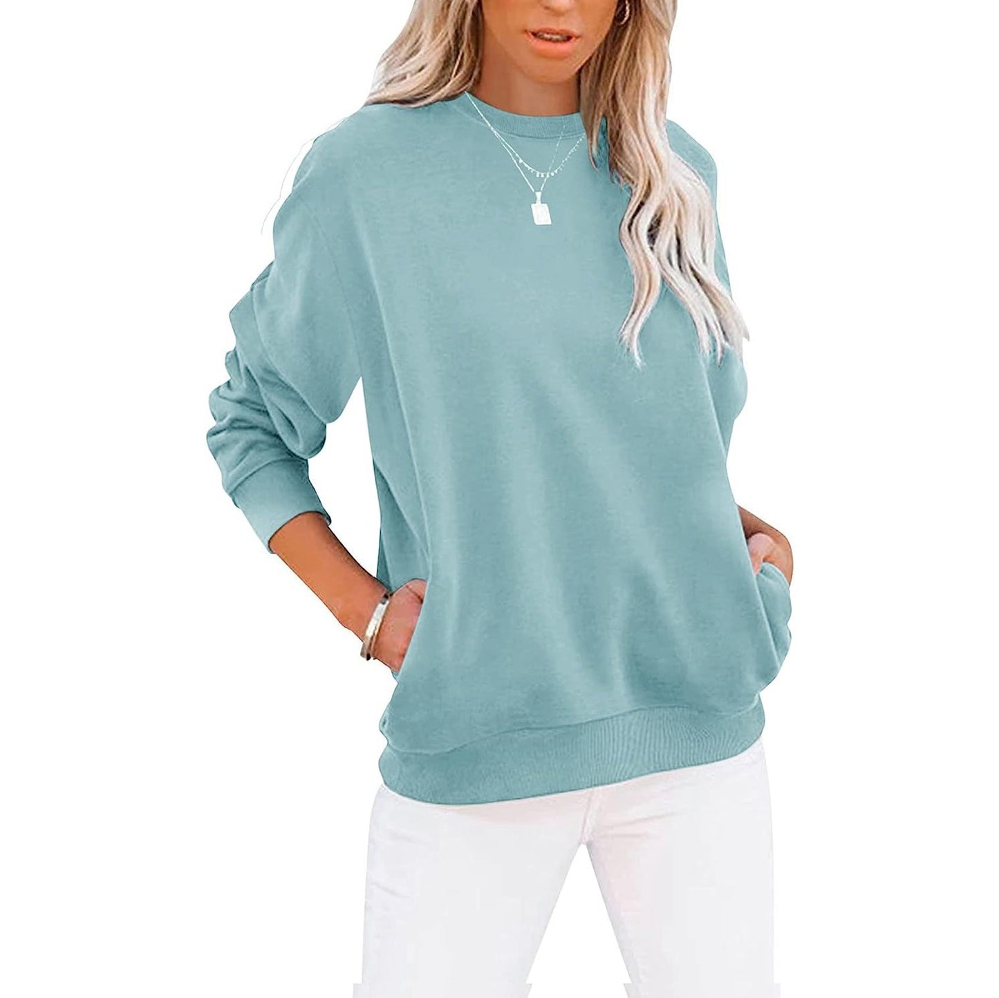 Round Neck Sports Long-sleeved Top: Women's Casual Fashion