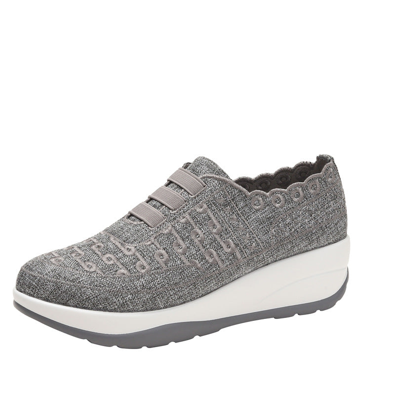 Ultimate Comfort with Fly Woven Mesh Slip-on Women's Shoes