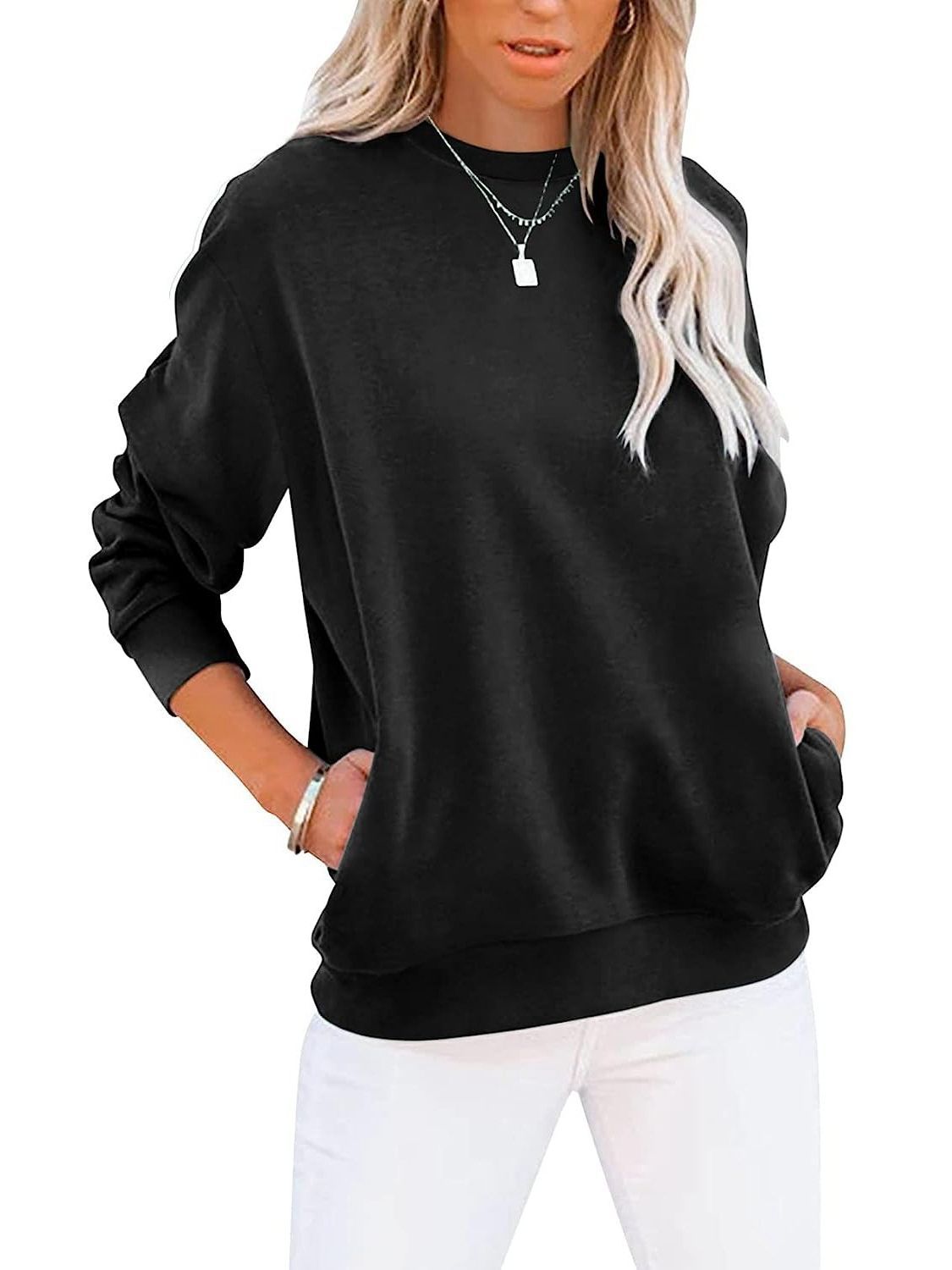 Round Neck Sports Long-sleeved Top: Women's Casual Fashion