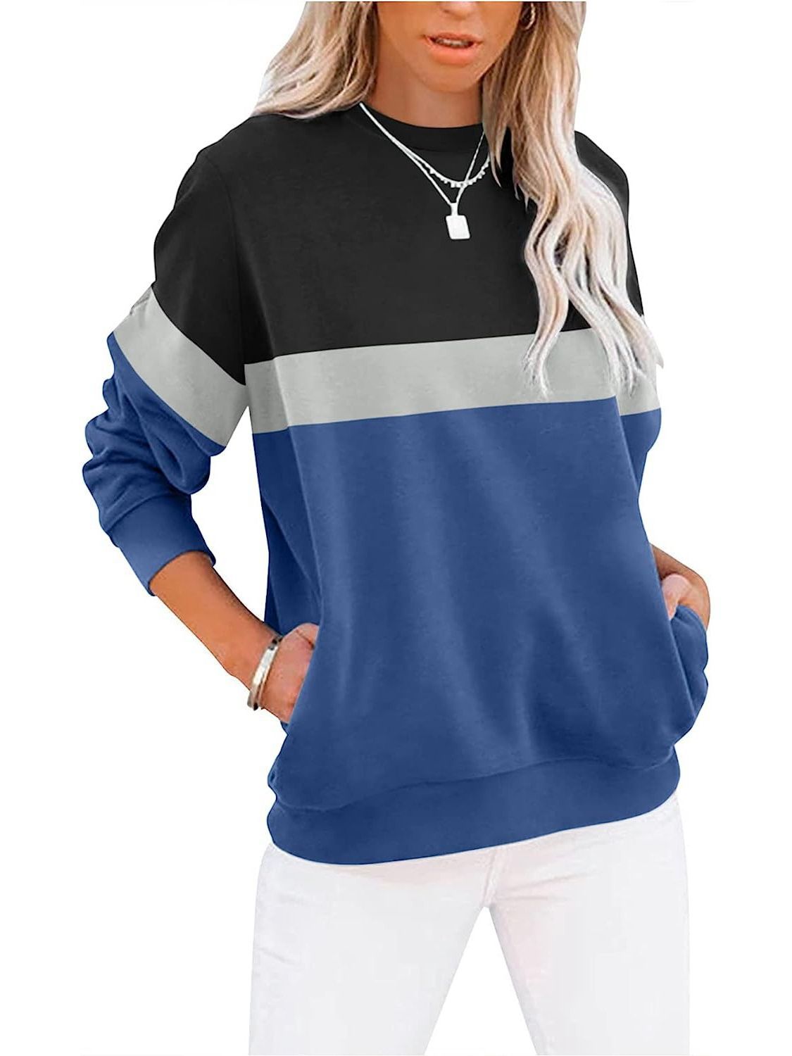 Round Neck Sports Long-sleeved Top: Women's Casual Fashion