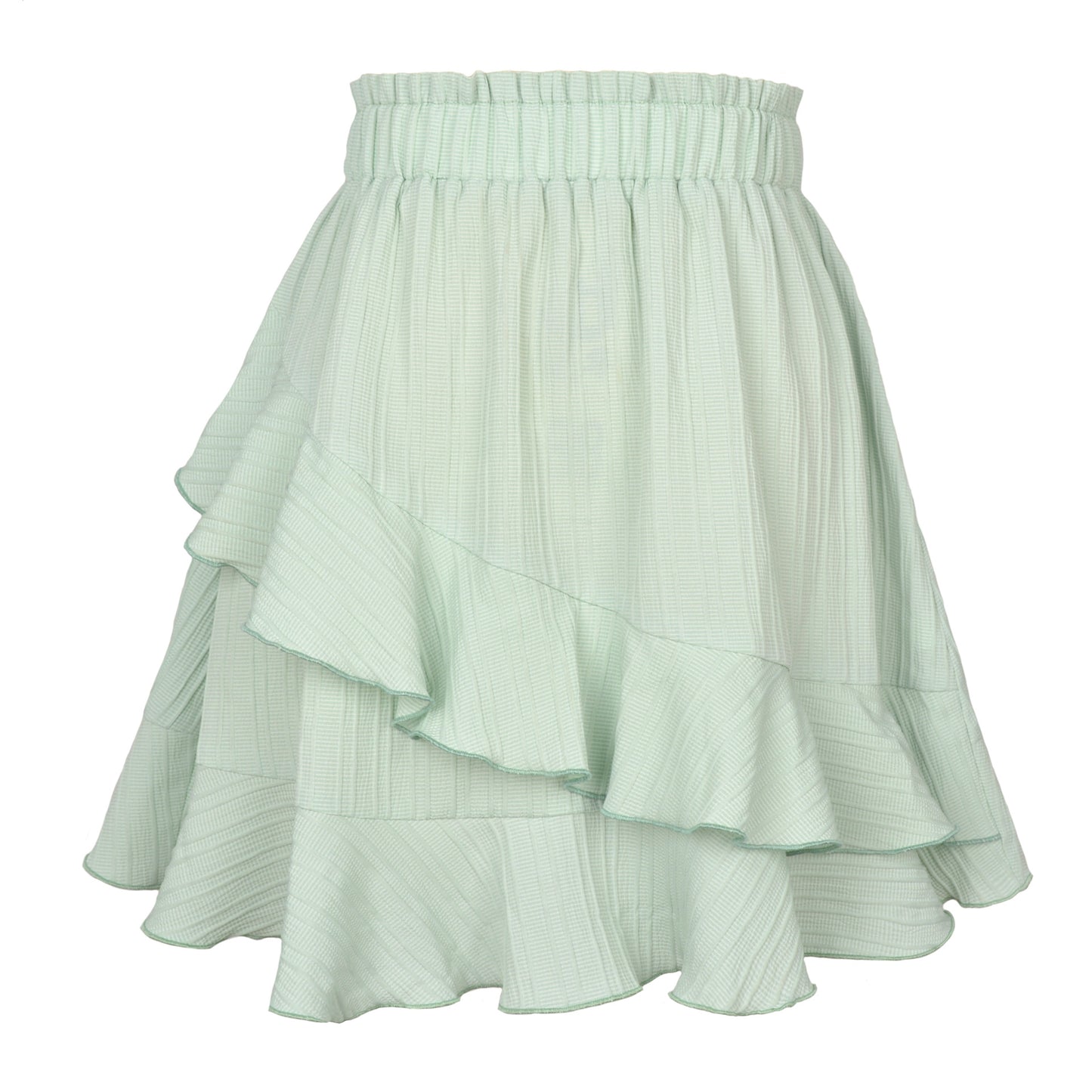 High Waist Ruffled Skirt for Women