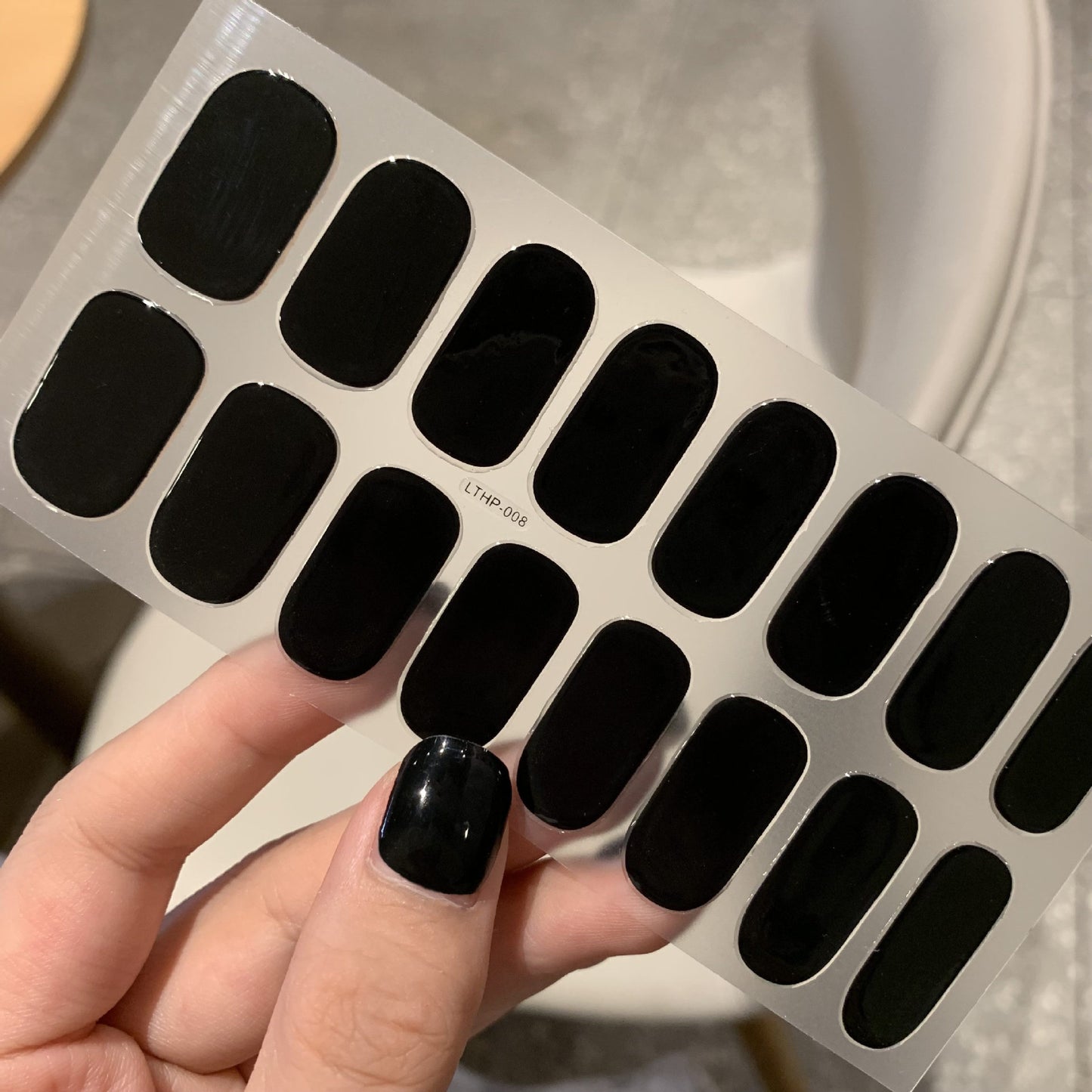 Waterproof And Durable Second Generation Semi-cured UV Nail Beauty Stickers