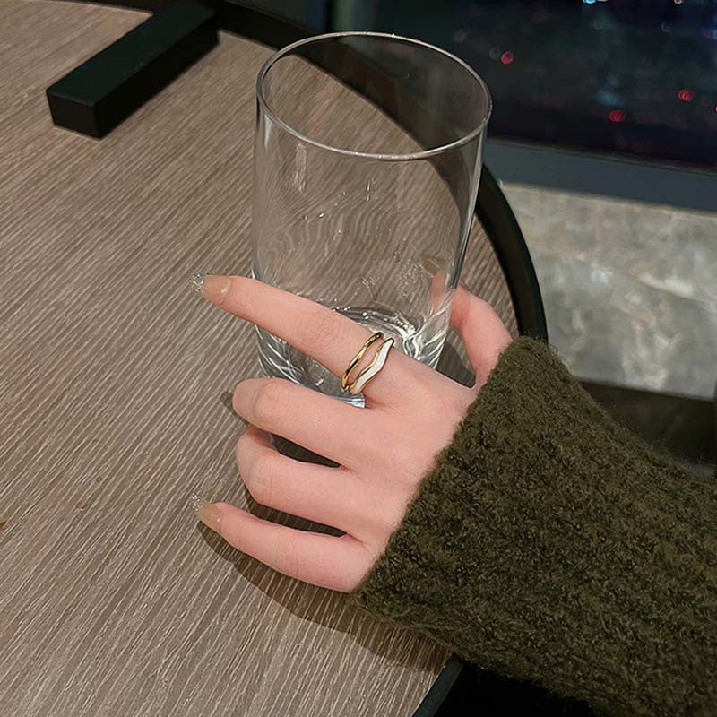 Women's Fashion Simple Quicksand Cloud Ring