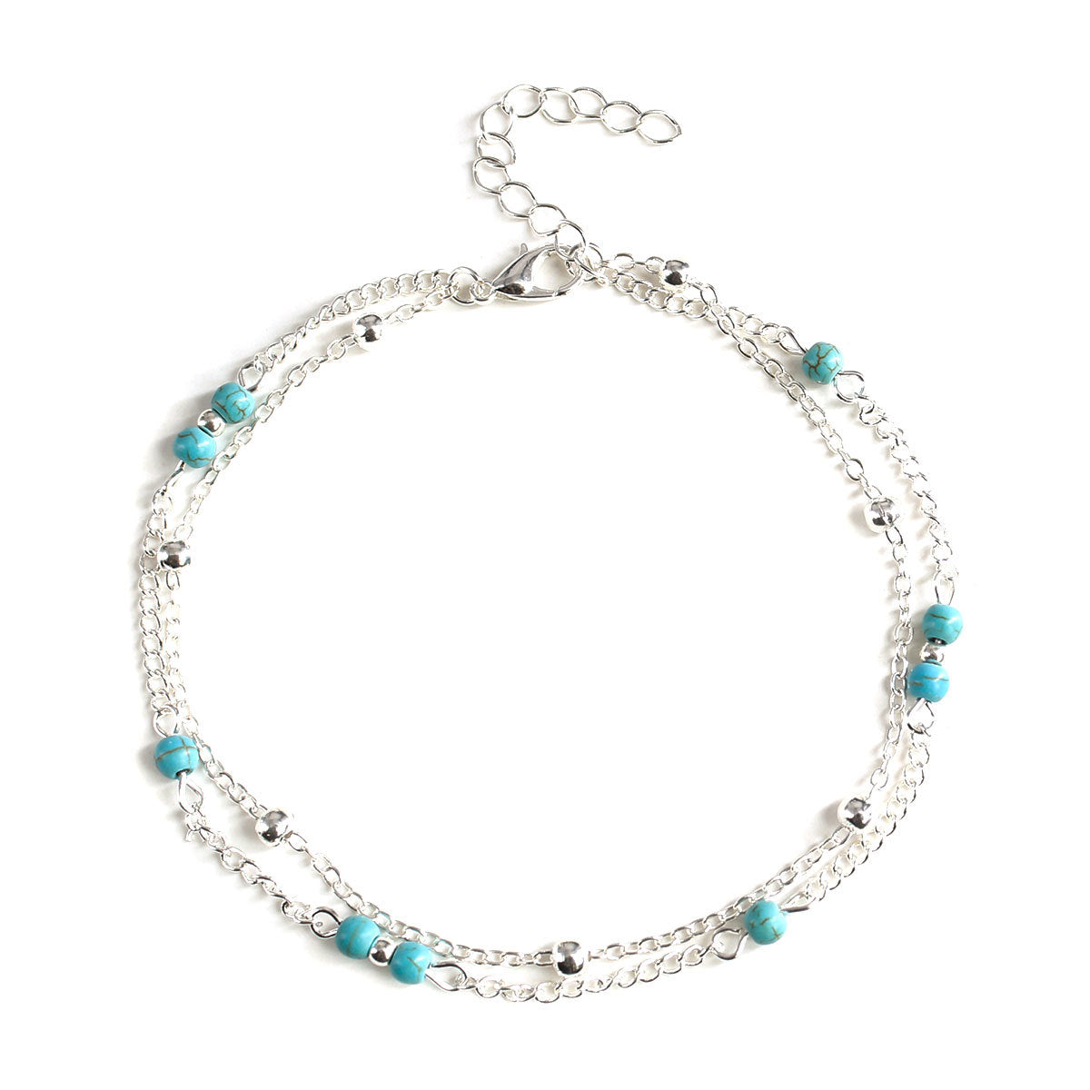 Fashion Accessory Handcrafted Double-layer Anklet