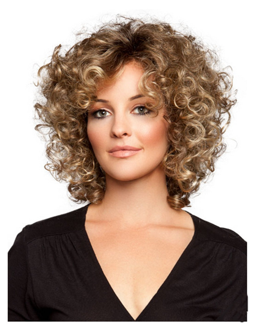 High-temperature Fiber Fluffy Short Curly Hair