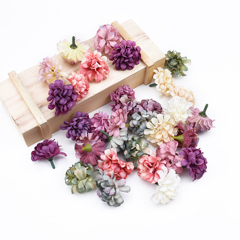 Artificial Flower European Retro Small Hydrangea Diy Decoration