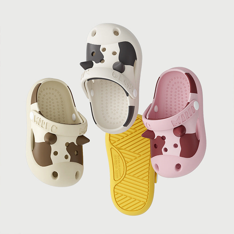 Children's Non-slip Outdoor Hole Slippers