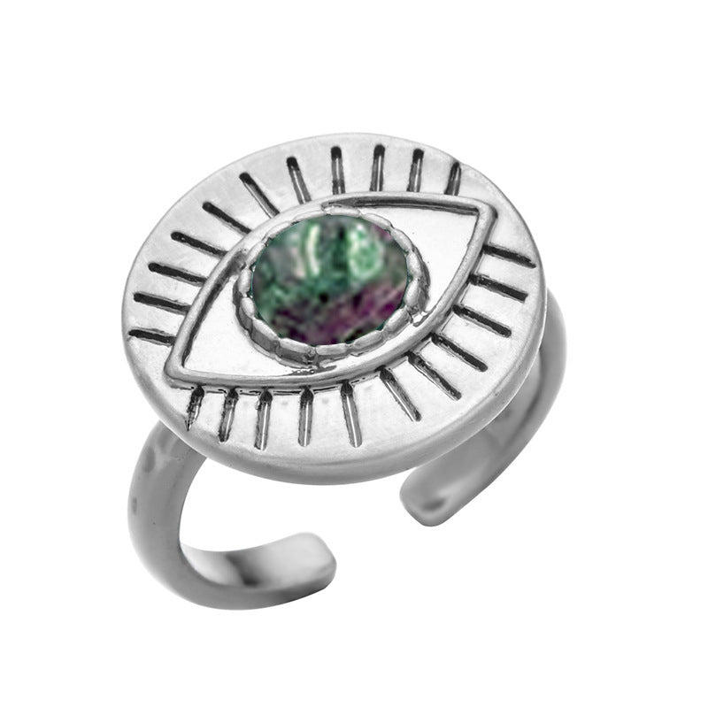 Fashion Eye Natural Stone Ring