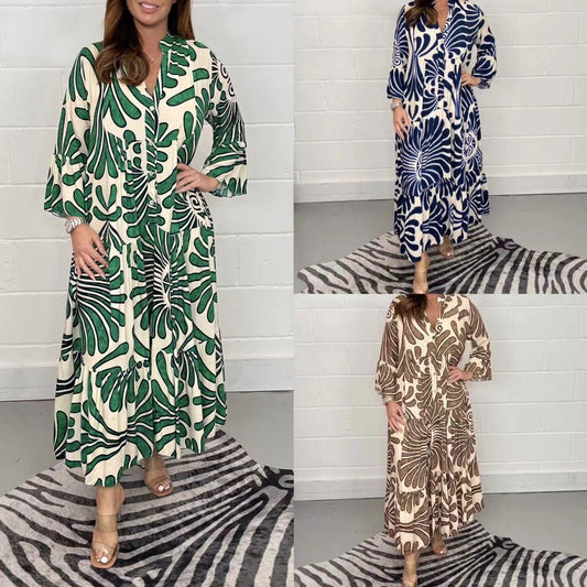 Women Casual Printed Dress Casual and Comfortable Look