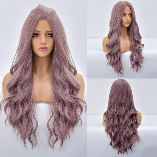 Thin Bright Color Chemical Fiber Wig