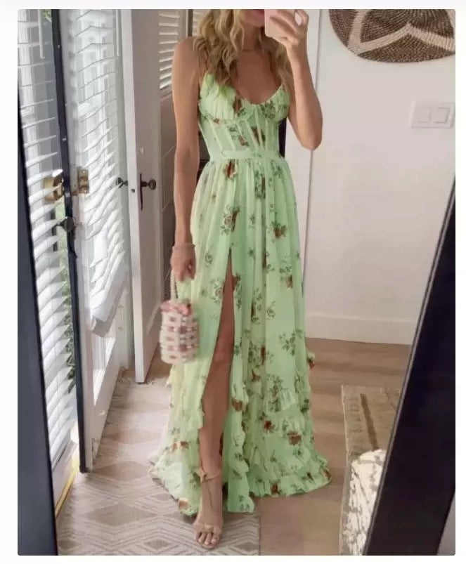 Women's Fashion Casual Printing Dress