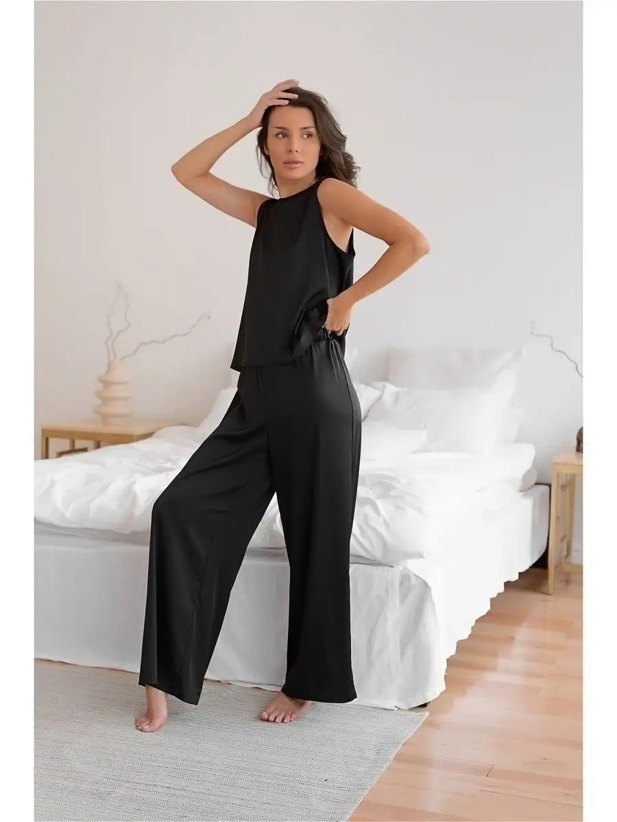 Minimalist Vest and Trousers Pajama Set, Perfect for Women's Fashion Comfort