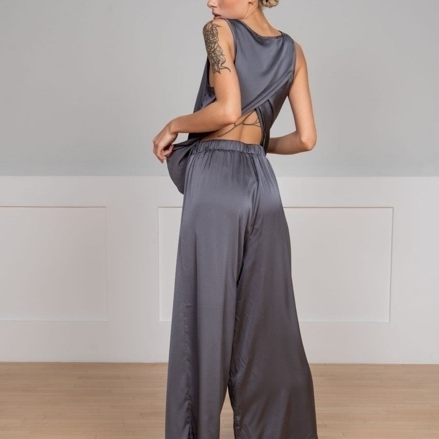 Minimalist Vest and Trousers Pajama Set, Perfect for Women's Fashion Comfort