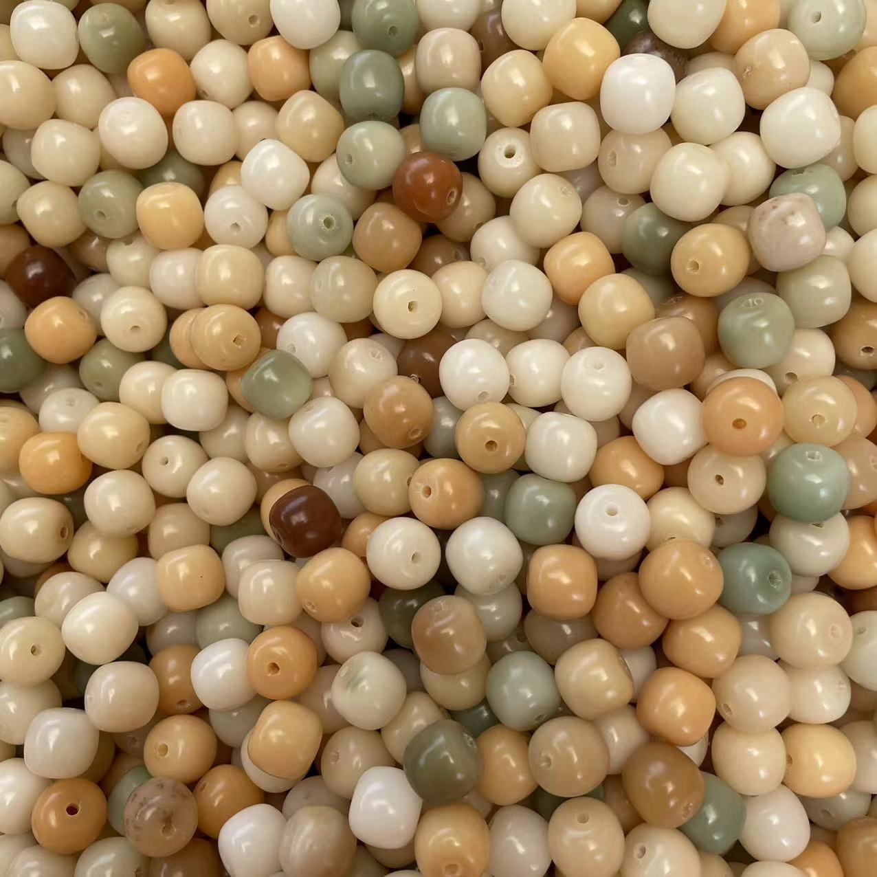 Gradual Bodhi Root Barrel Shaped Loose Beads